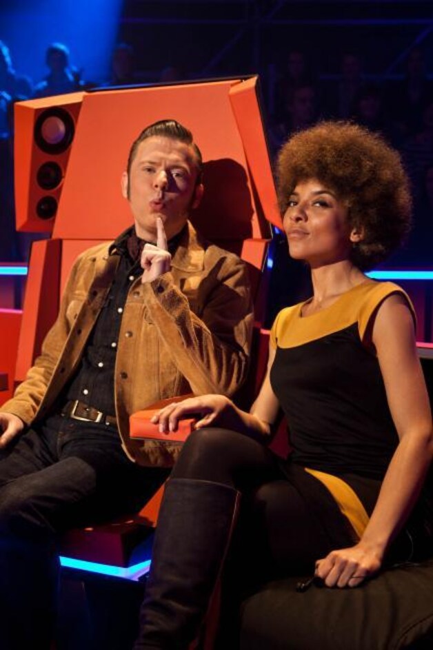... Alex en zijn hulpcoach Christa mochten wel niet meedoen.