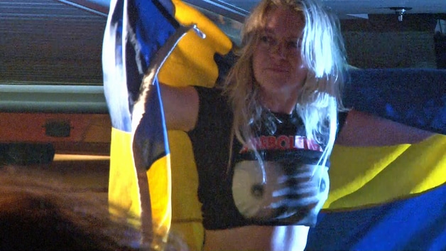 Er daagde een heel speciale fan op.