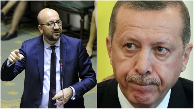 Premier Michel en de Turkse president Erdogan