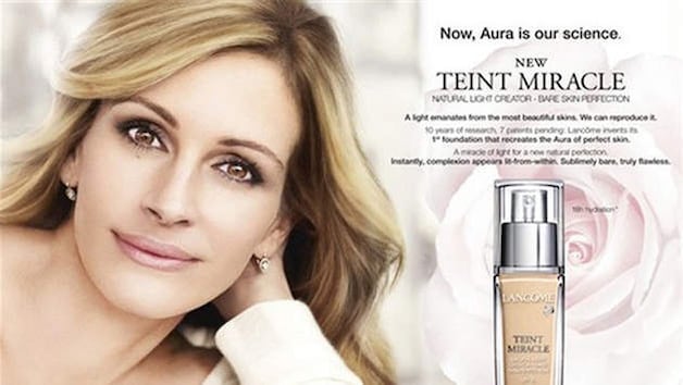 Julia Roberts voor Lancôme - Foto L'Oréal.