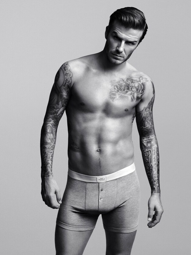 Eén van de boxershorts uit de collectie van David Beckham voor H&M