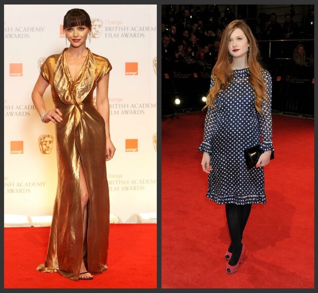 Christina Ricci & Bonnie Wright.