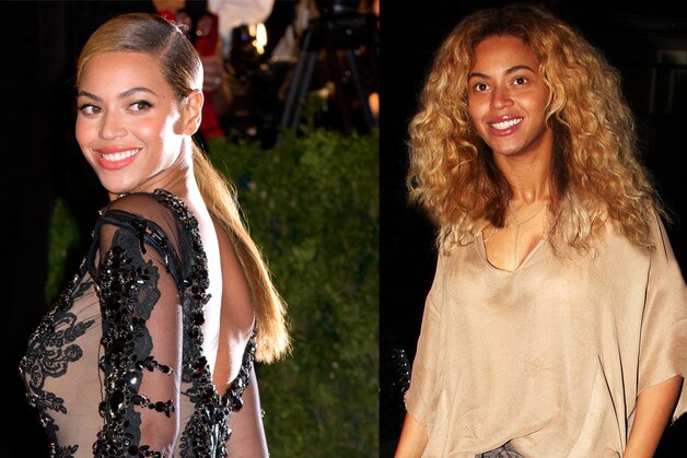 Zo temt Beyoncé haar krullen op een 'bad hair day': met een paardenstaart.
