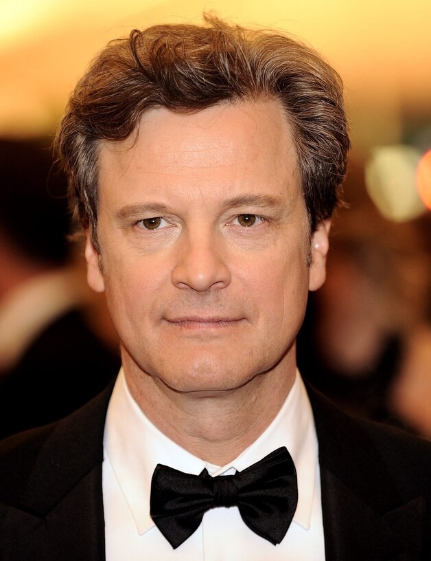 Acteur Colin Firth belandde in de top drie.