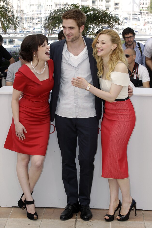 Sarah, Robert en Emily in Cannes.