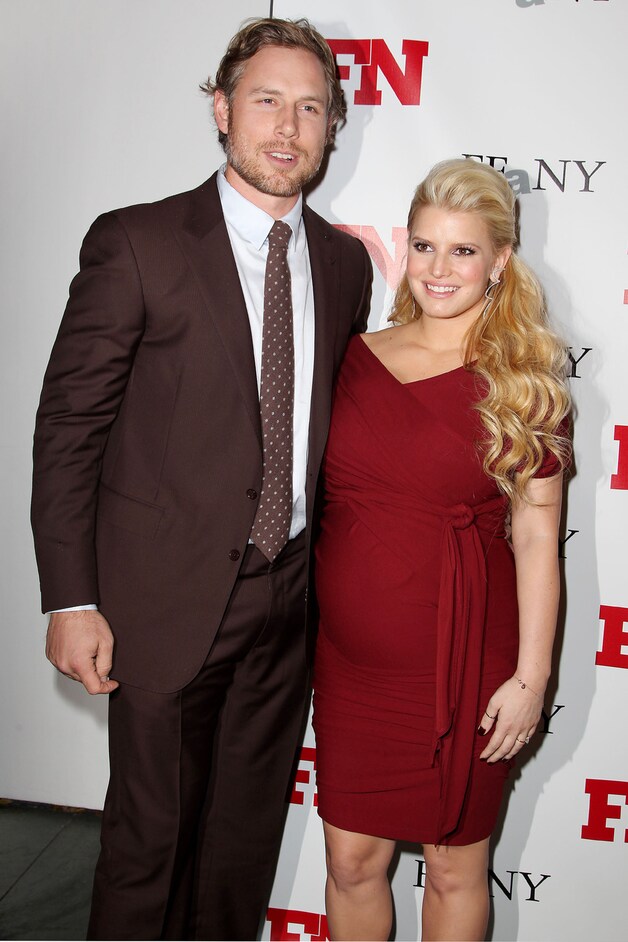 Jessica Simpson en verloofde Eric Johnson