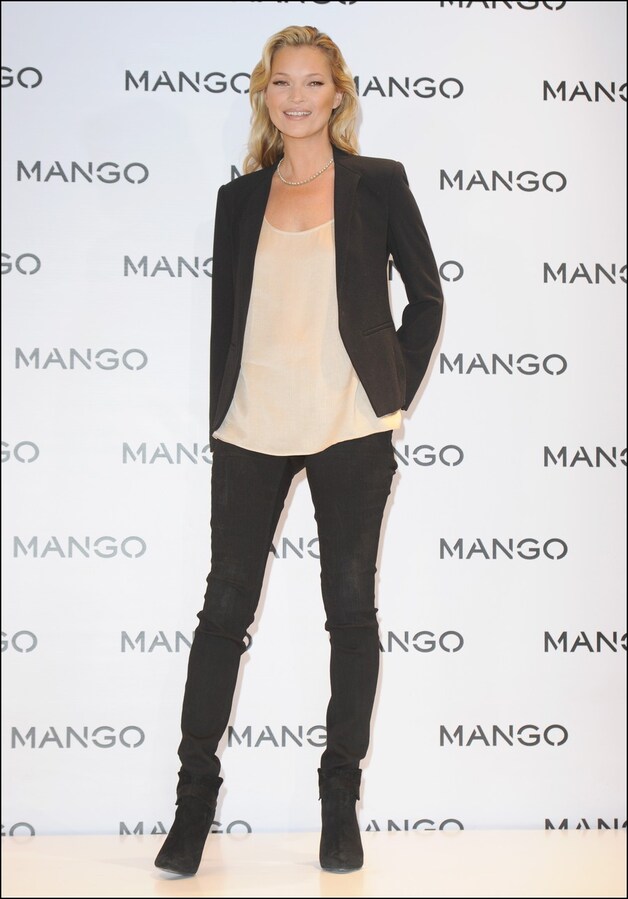Kate Moss is onder andere het gezicht van Mango