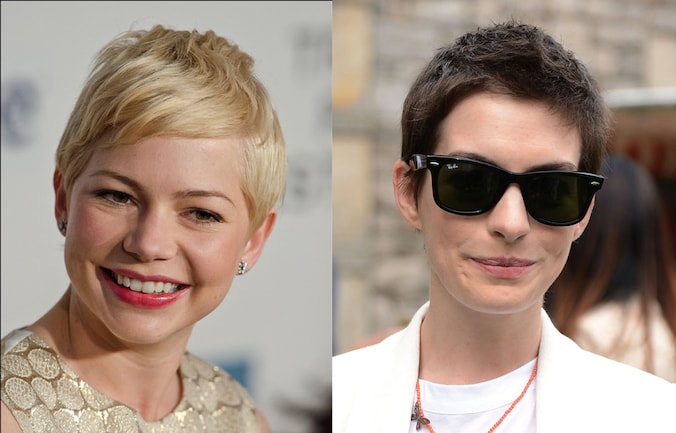 Michelle Williams en Anne Hathaway.