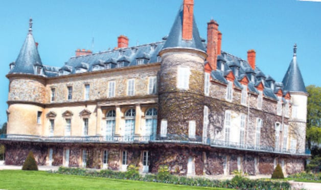 Het kasteel van Rambouillet: zomerverblijf van de Franse president.