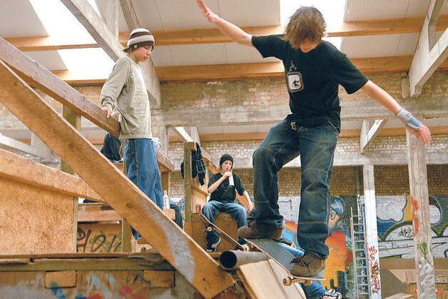 Skatepark in Oostende.