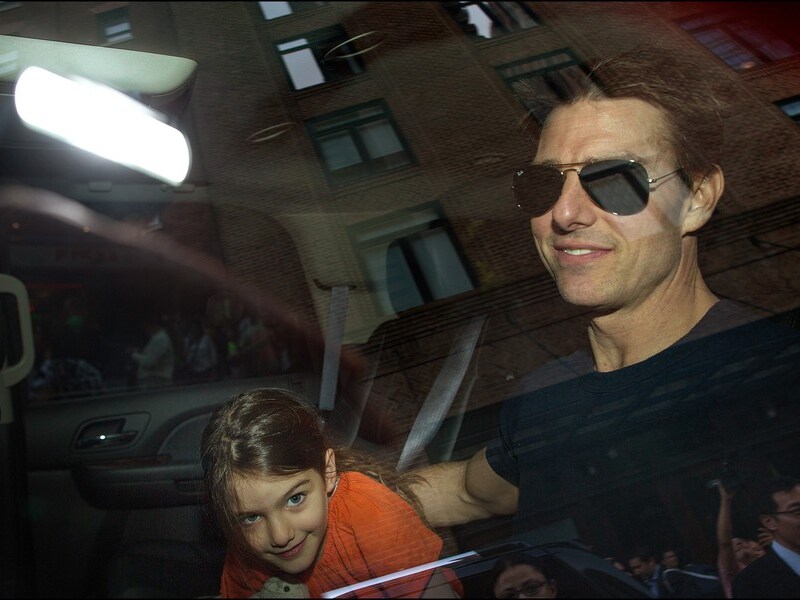 Tom Cruise met zijn dochter Suri.