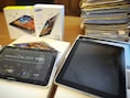 Een Samsung Galaxy Tab en een iPad.