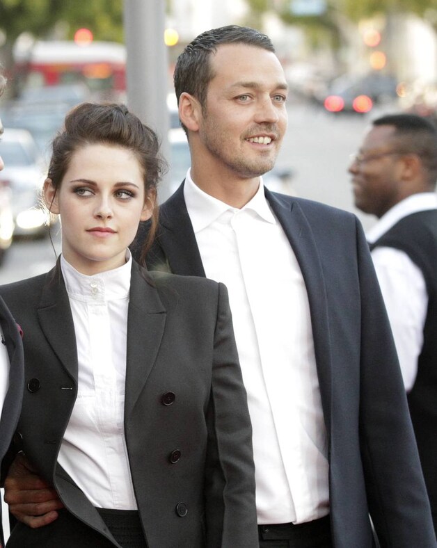 Kristen Stewart en Rupert Sanders op de première van 'Snow White' in LA.