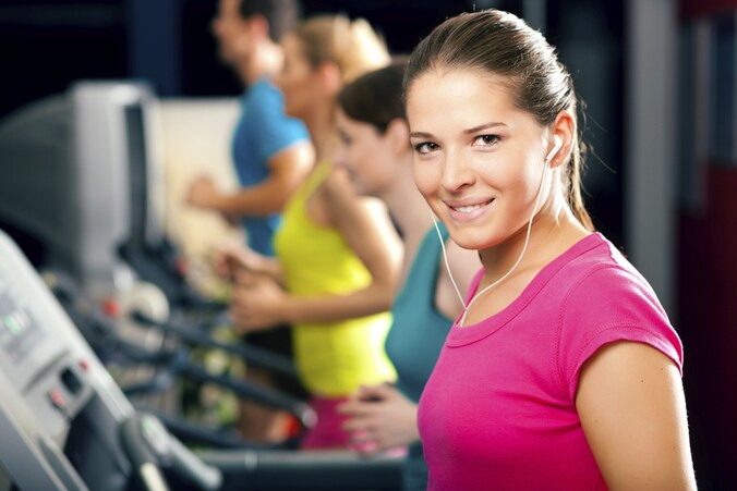 Geen uitzondering: een opgemaakt gezicht in de fitness