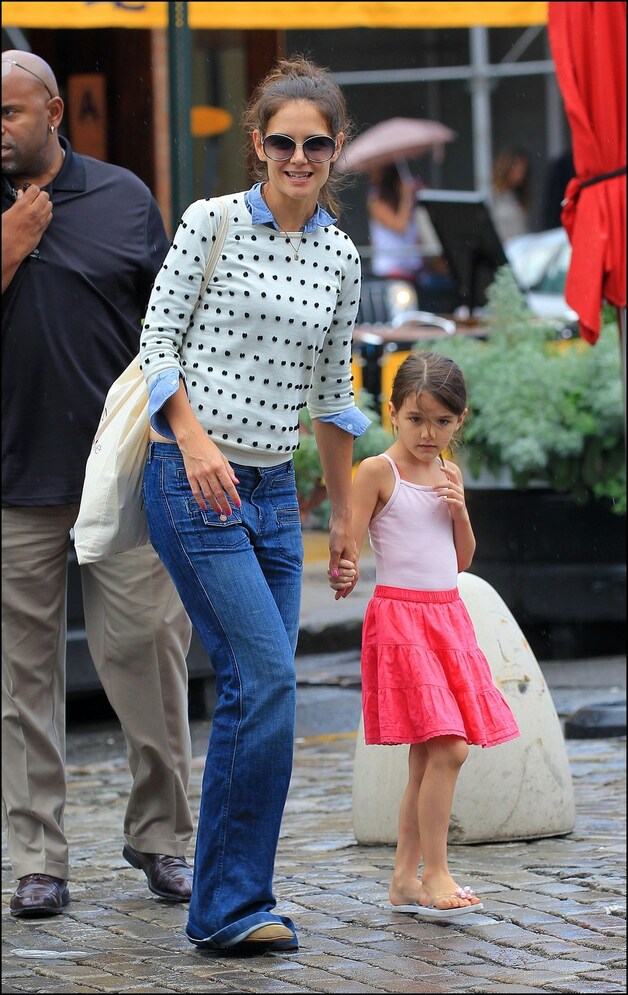Katie Holmes en stijlvolle dochter Suri