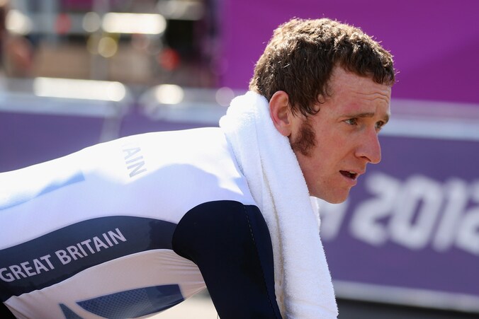 Wielrenner Bradley Wiggins.