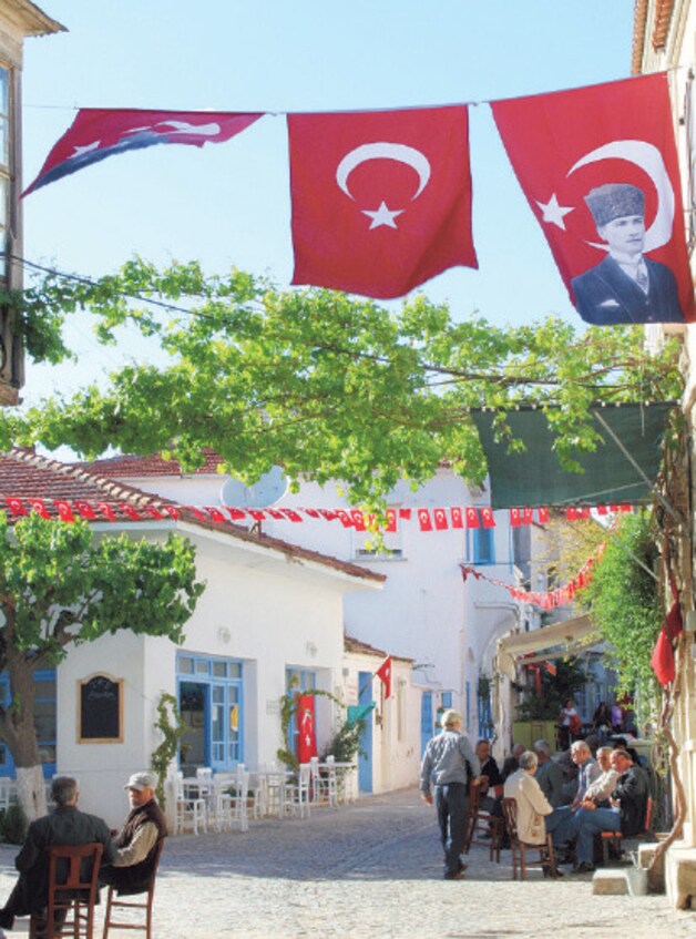 De oude dorpskern van Alaçati ademt Egeïsche chic.
