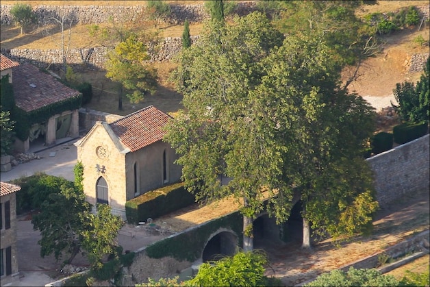Het landgoed van Brangelina in Miraval, Zuid-Frankrijk.