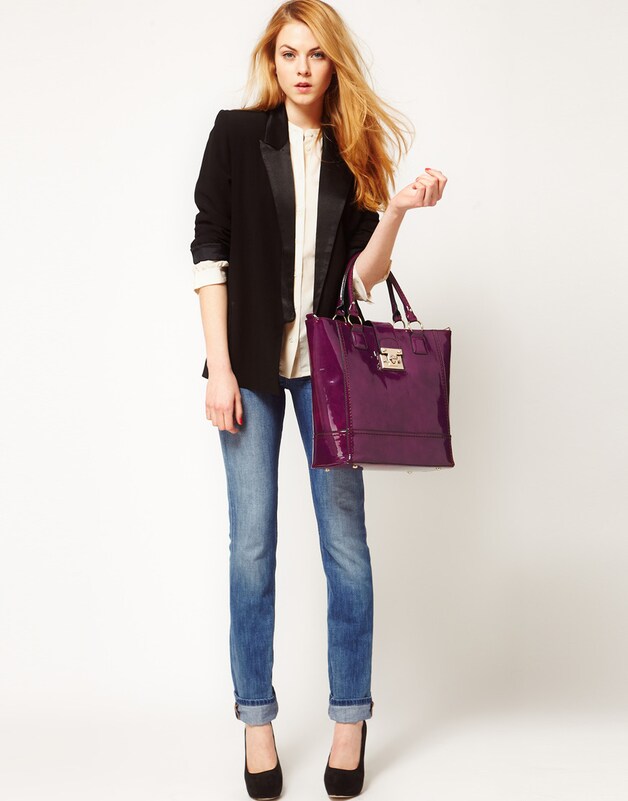 Paarse handtas bij Asos.com