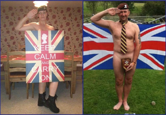 © Facebook 'Support Prince Harry with a Naked Salute'.