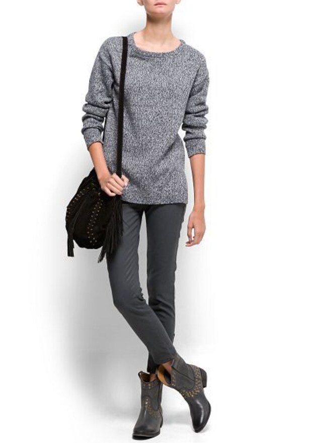 Oversized trui bij Mango.