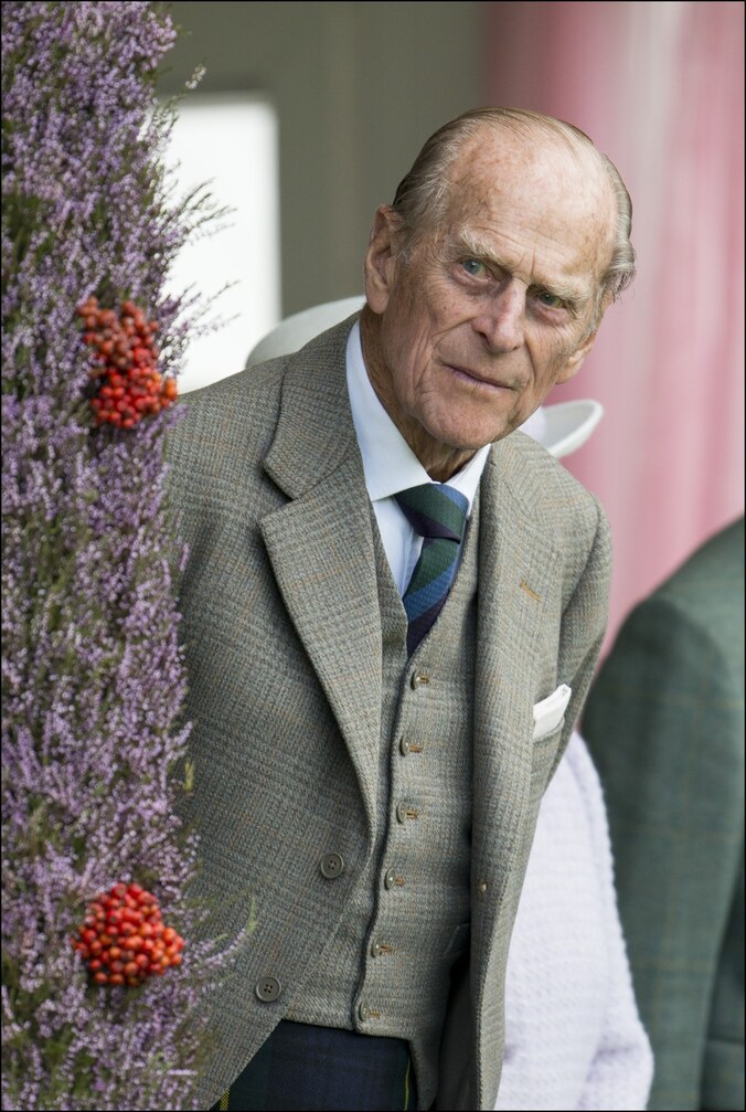 De 91-jarige Britse prins Philip.
