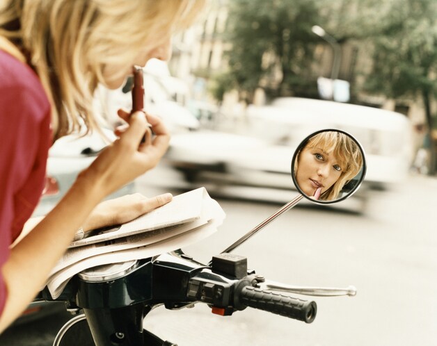 Zelf op de motor...