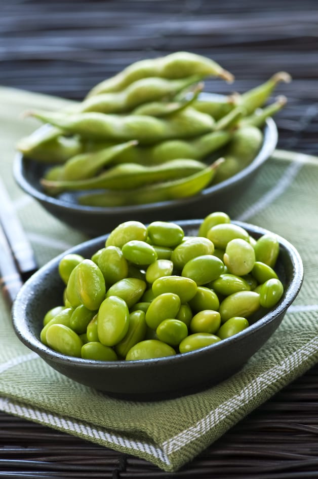 Edamame oftewel jonge sojabonen