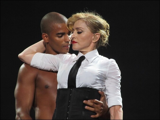 Madonna en haar dansende toyboy Brahim Zaibat.