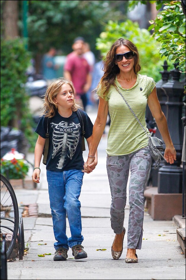 Sarah Jessica Parker met haar zoontje