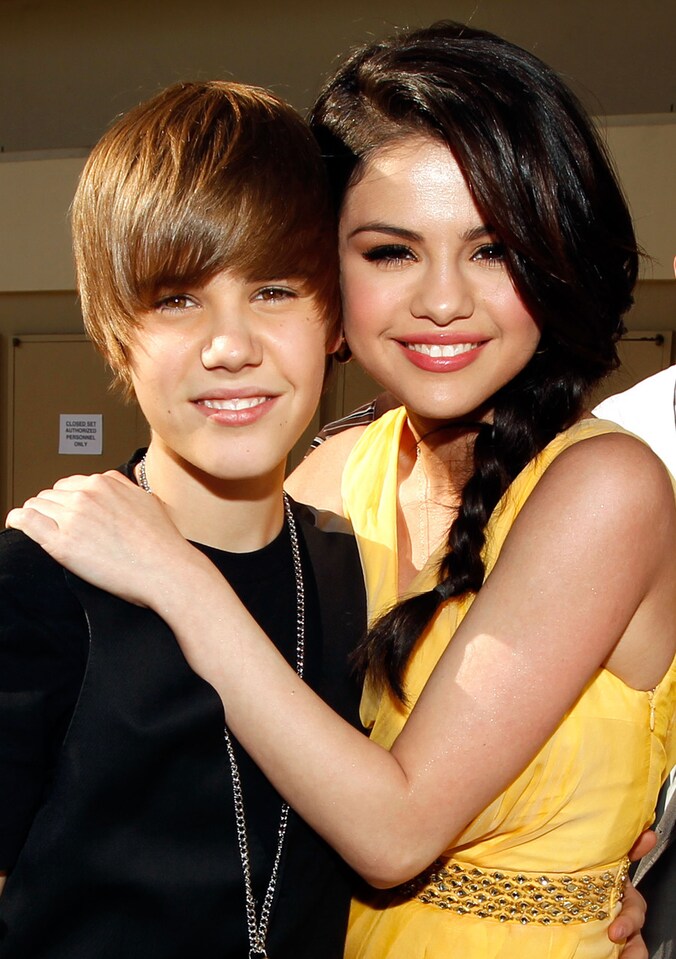Bieber met zijn liefje, Selena Gomez.