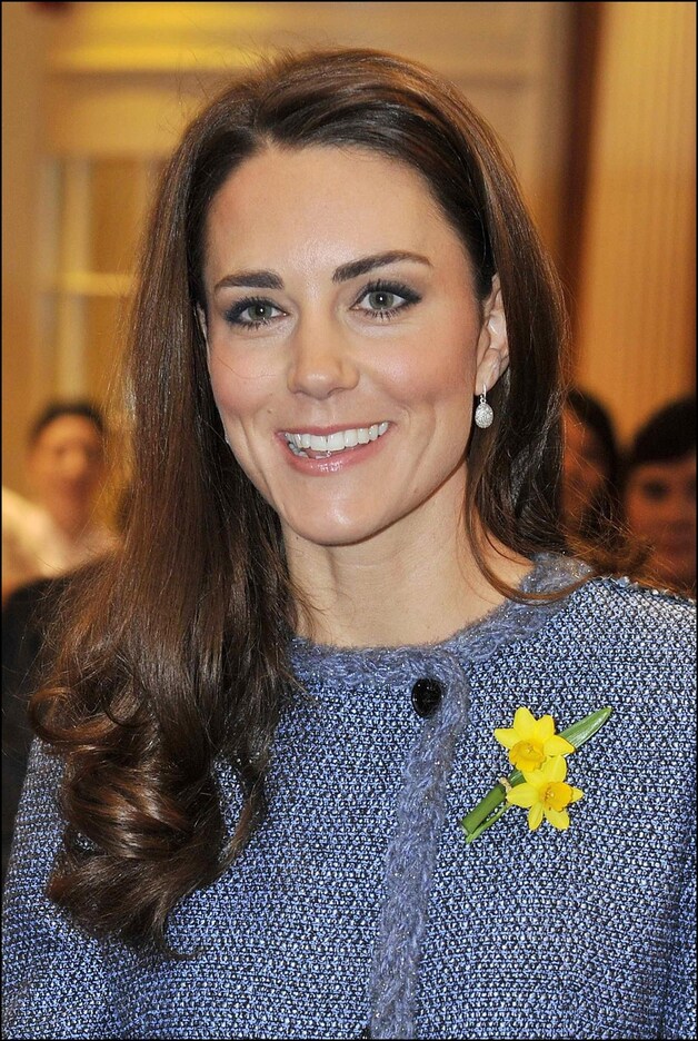 Kate Middleton heeft voor mannen het perfecte kapsel: lang, los haar met een beetje krul.