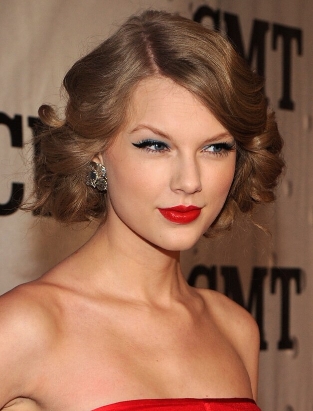 Taylor Swift kiest vaak voor vuurrode lippen