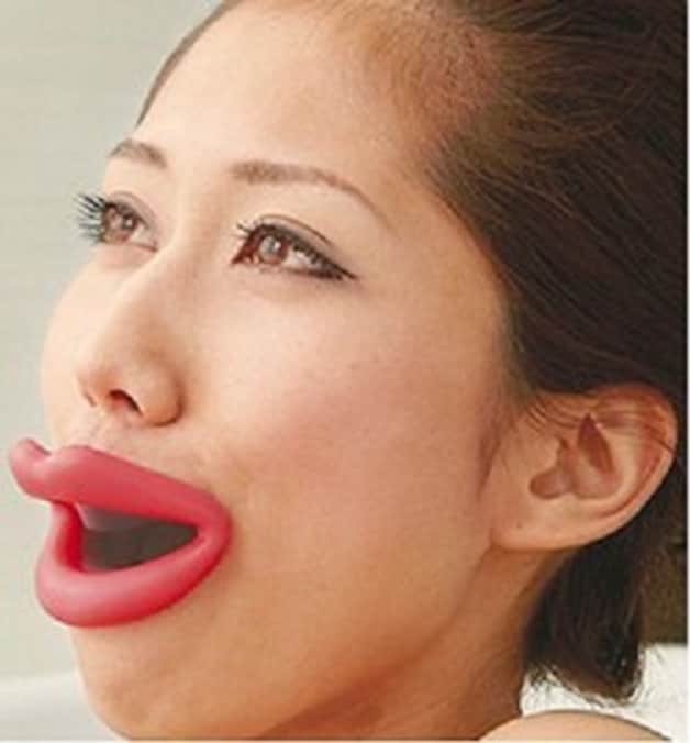 Het 'Face Slimmer Exercise Mouthpiece'