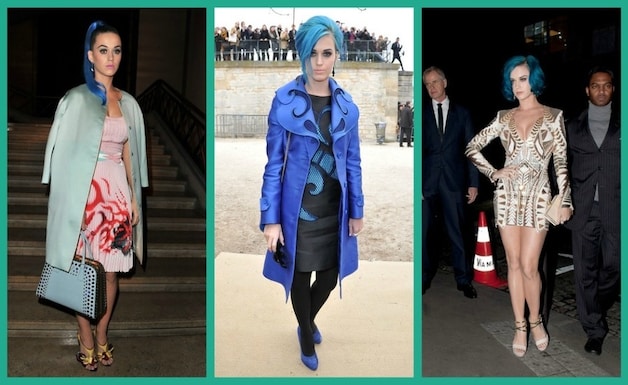 Katy Perry in Parijs.