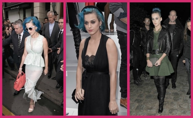 Katy Perry in Parijs.