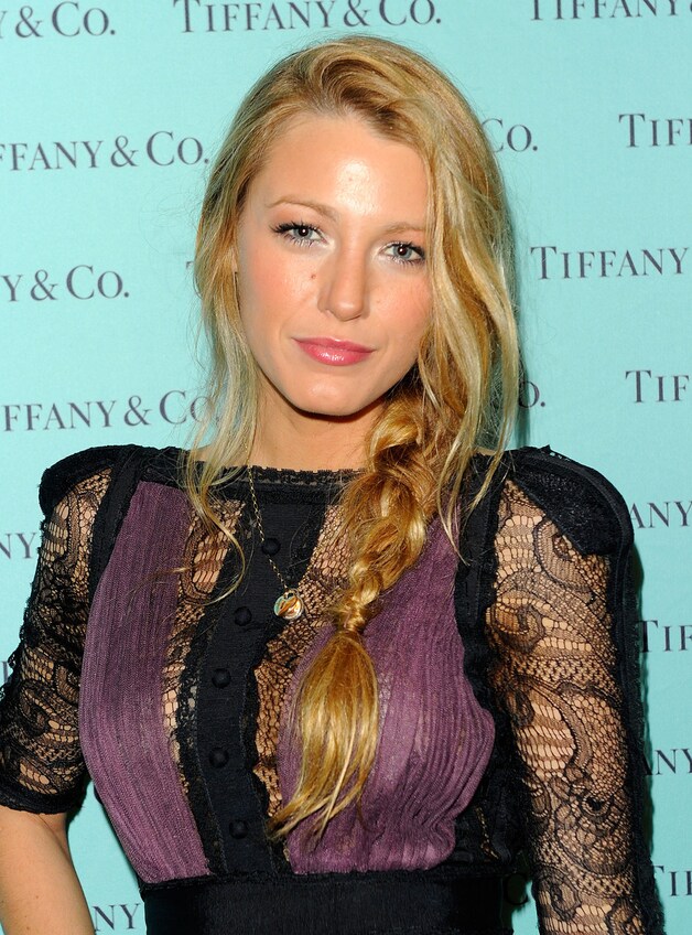 Optie 3: een zijdelingse vlecht, net zoals Blake Lively