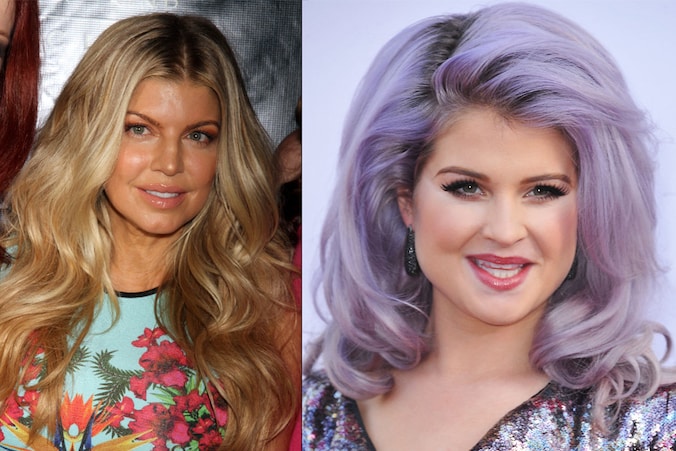 Fergie heeft net iets te lang in de zon gezeten, de lavendelgrijze lokken van Kelly Osbourne zijn een tikkeltje te opvallend.