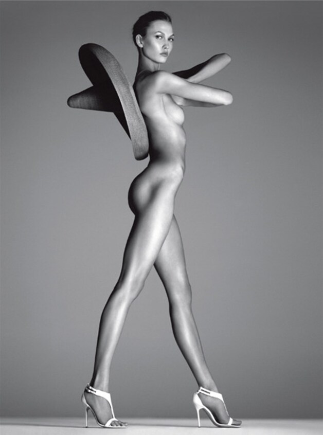 Topmodel Karlie Kloss in Vogue Italia.