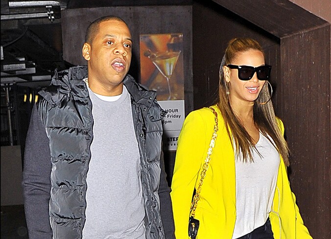 Rapper Jay-Z met vrouwlief Beyoncé