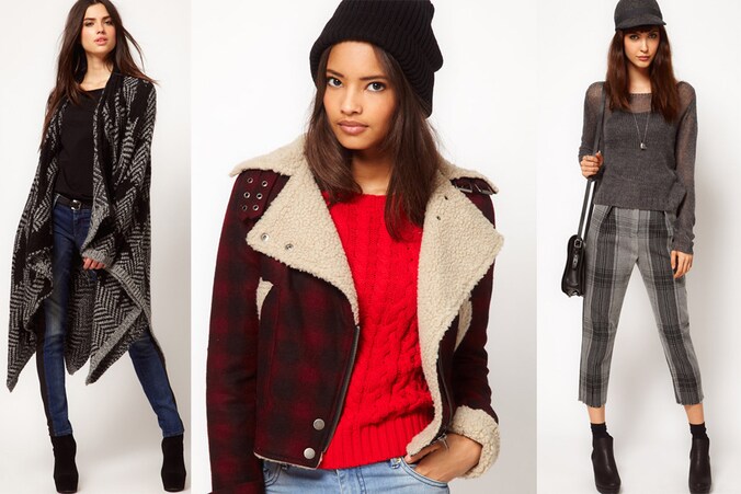 Gilet, jas en broek van wol bij Asos.com.