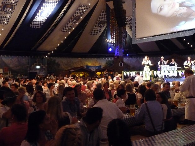 Ambiance op het oktoberfest