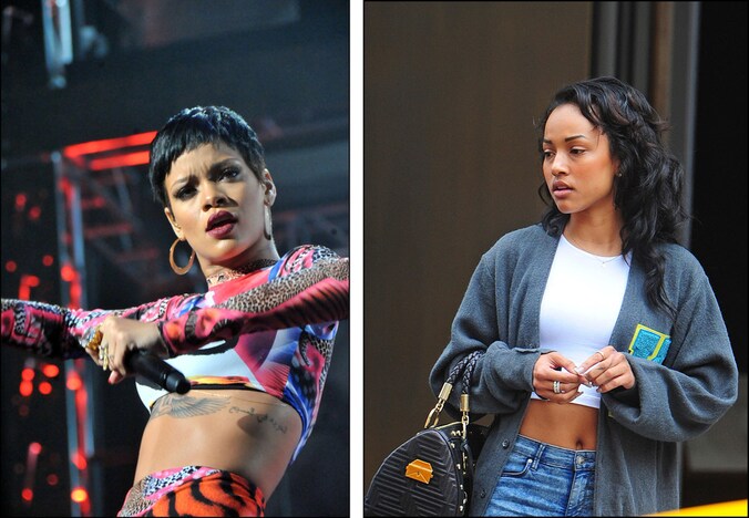 Rihanna en Karrueche Tran.