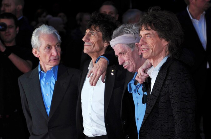 Charlie Watts, Ron Wood, Keith Richards en Mick Jagger (archieffoto)