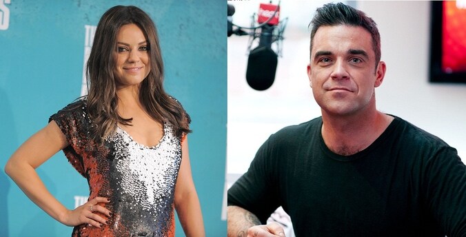 Mila Kunis en Robbie Williams