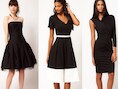 Zwarte jurkjes bij Asos.com.