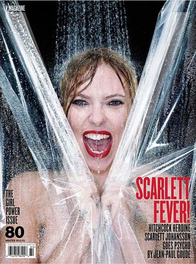 Scarlett op de cover van 'V Magazine'.