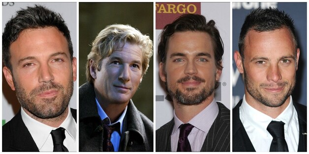 Ben Affleck, Richard Gere, Matt Bomer en Oscar Pistorius.