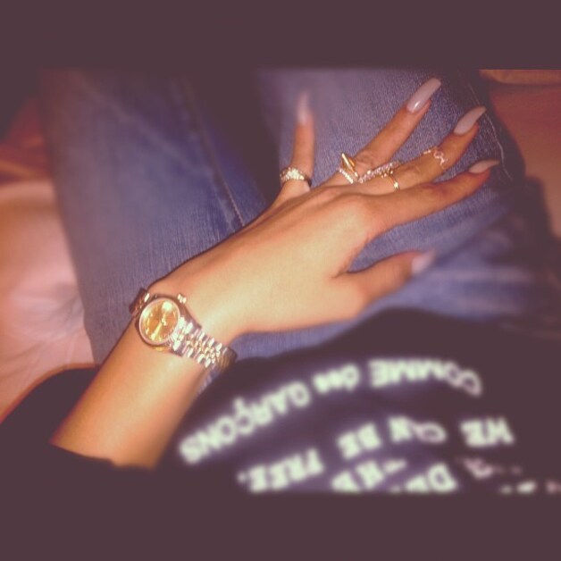 De Rolex van Rihanna.