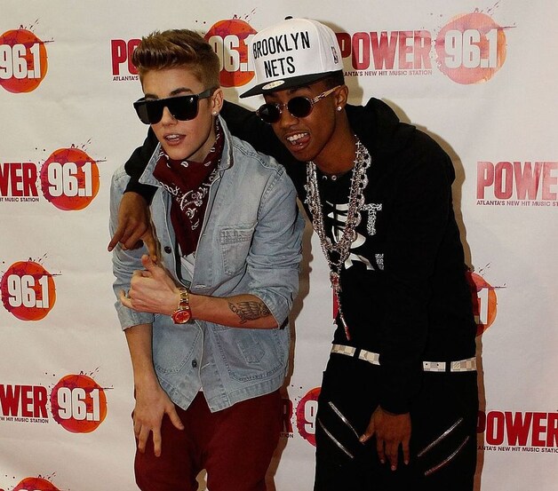 Bieber en rapper Lil Twist.